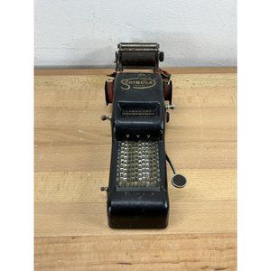 ANTIQUE GERMAN PORTABLE MECHANICAL CALCULATOR SLIDE ADDER TRONCET SCRIBOLA 1920